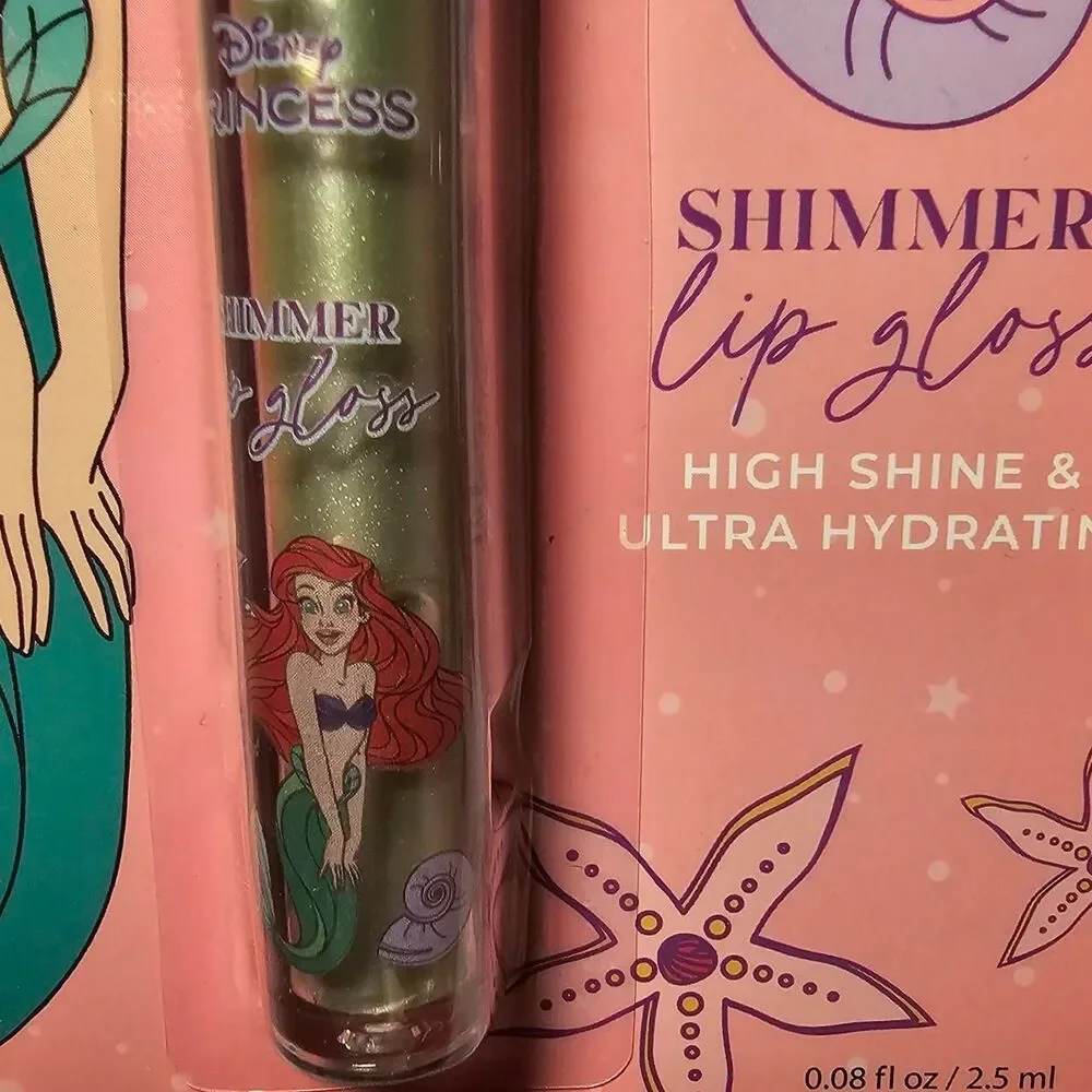 Disney Princess Ariel high shy lip gloss ultra hydrating NEW NIB - Picture 2 of 3